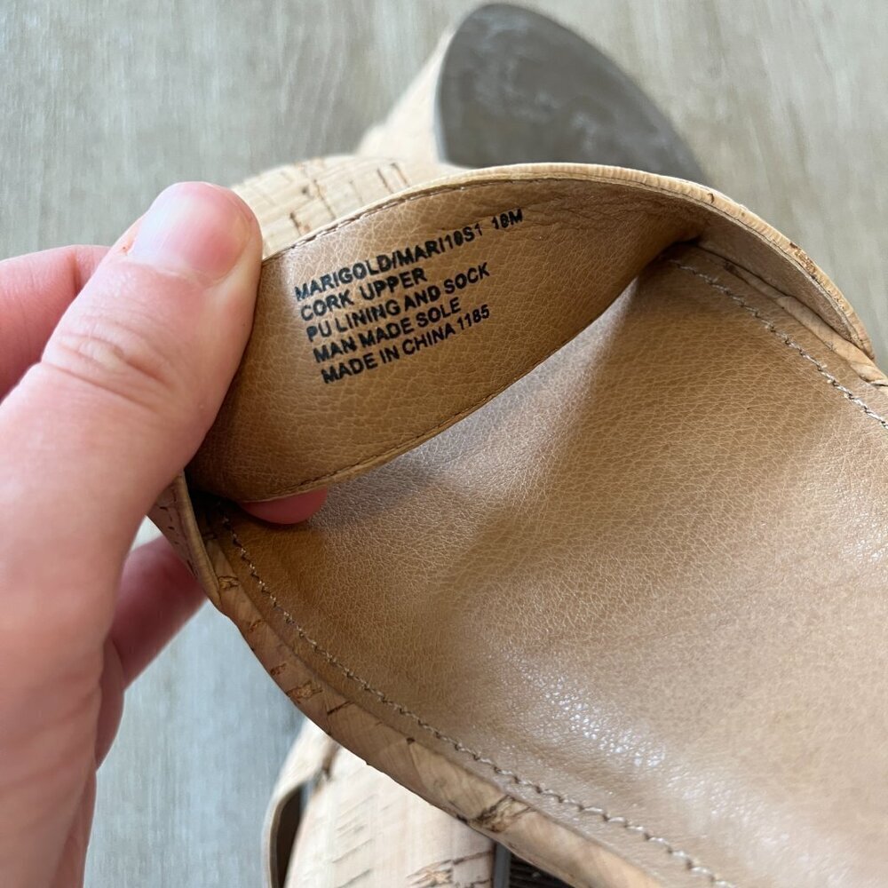 Womens Steve Madden Cork Sandals - 10 - Picture 9 of 9